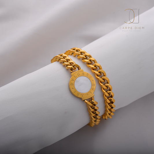 CDBR154- Gold plated Bracelet