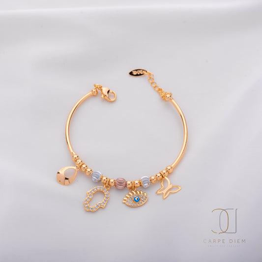 CDBR156- Gold plated Bracelet