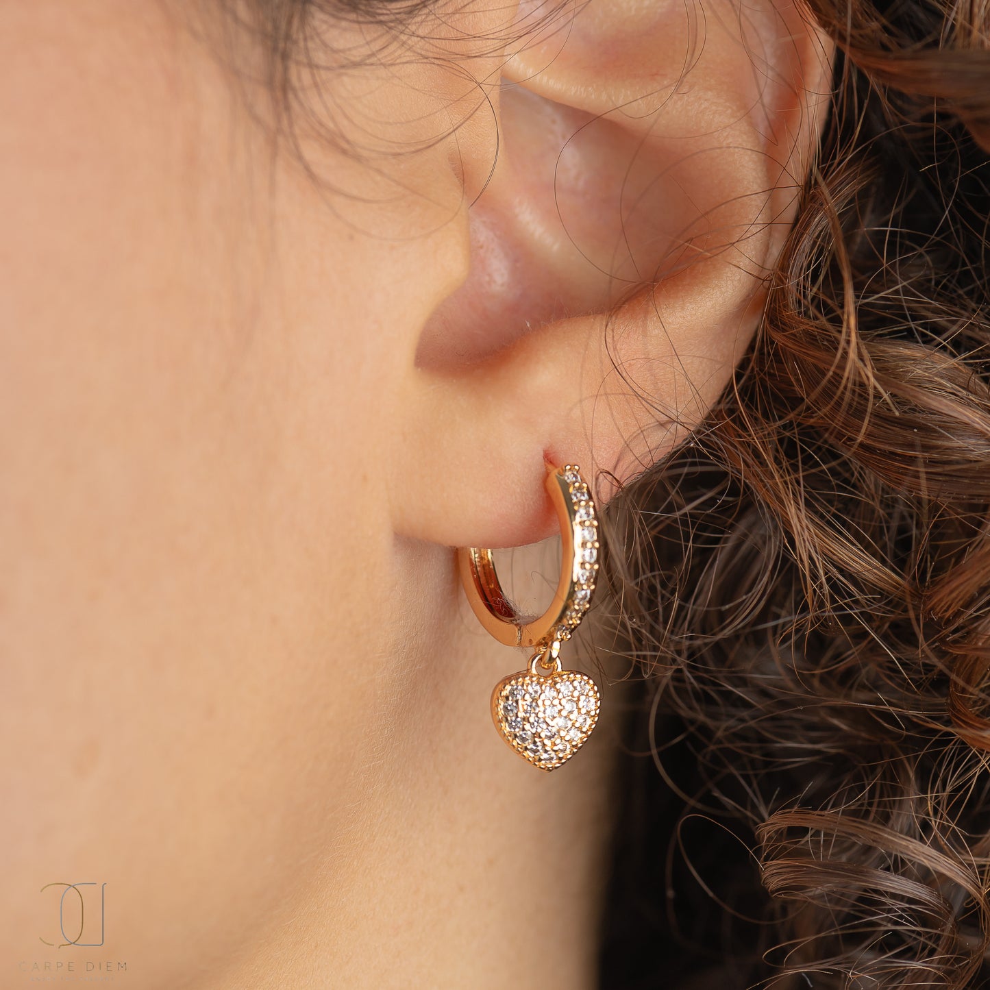 CDE163 - Rose Gold Plated Earrings