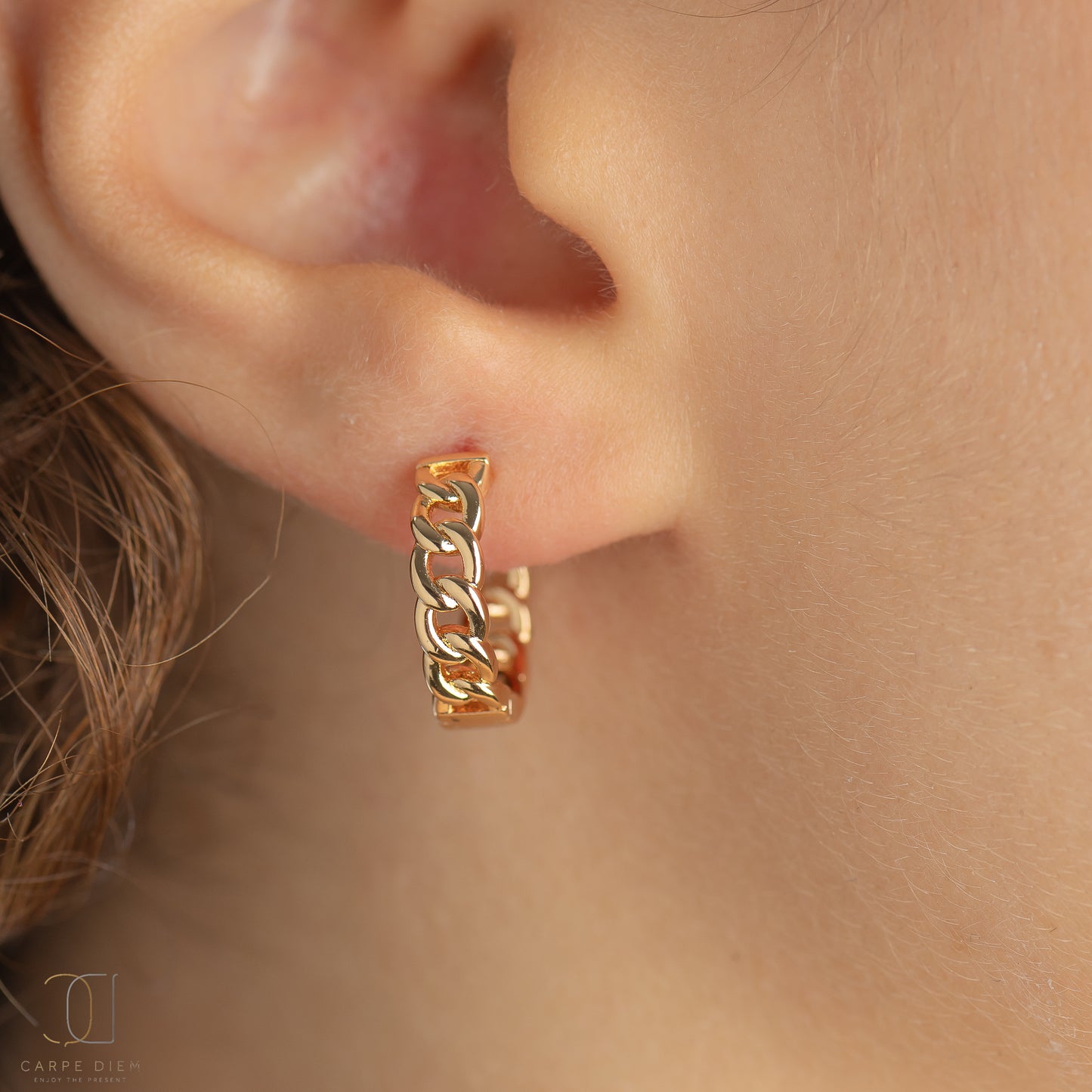 CDE168 - Rose Gold Plated Earrings