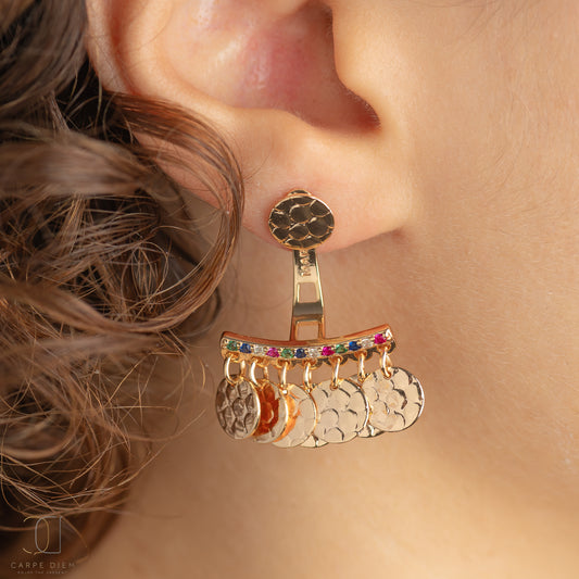 CDE170 - Rose Gold Plated Earrings