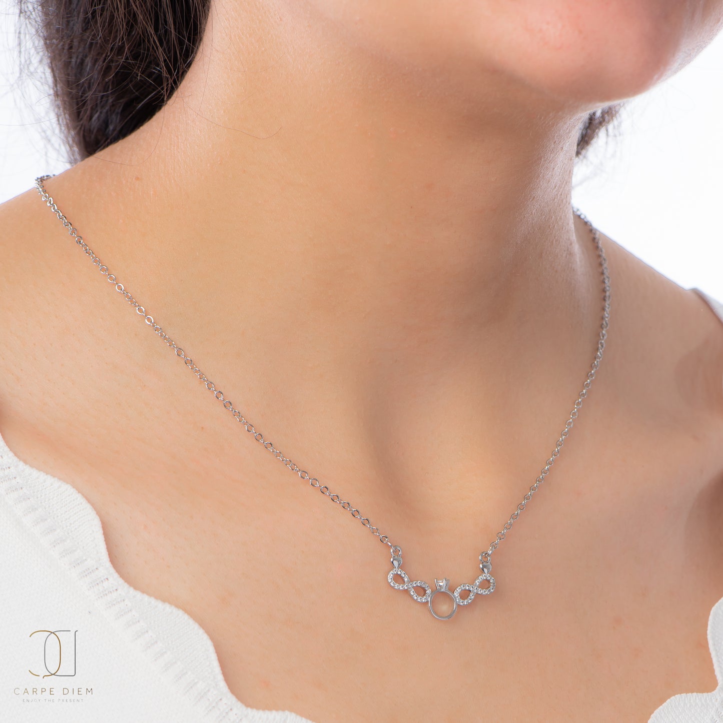 CDN233 -silver-plated-necklace
