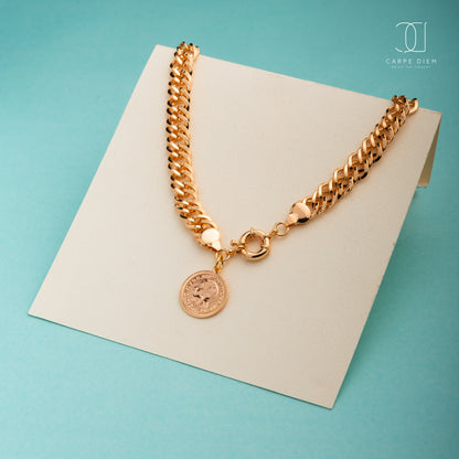 CDN177- Gold plated Necklace