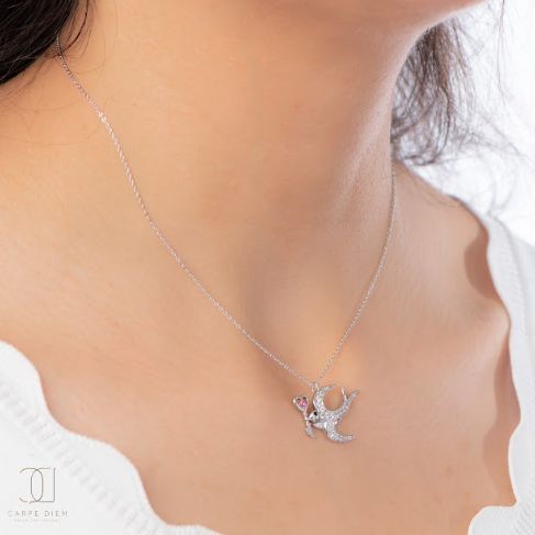 CDN239 -silver-plated-necklace