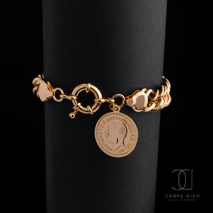 CDBR152- Gold plated Bracelet