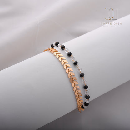 CDA107- Gold plated Anklet