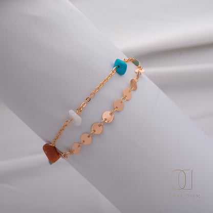 CDA108- Gold plated Anklet