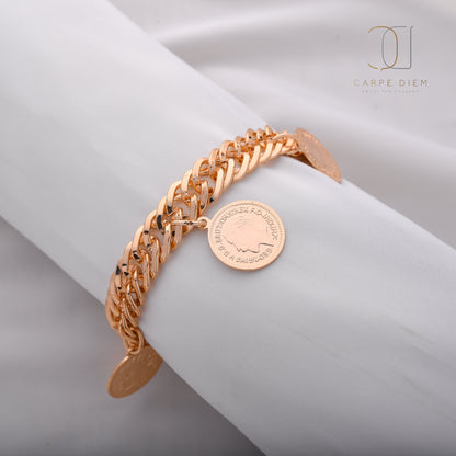 CDBR140- Gold plated Bracelet