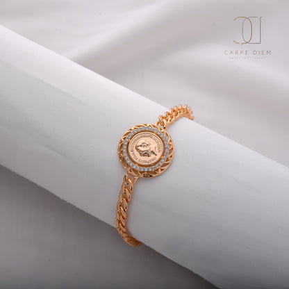 CDBR151- Gold plated Bracelet