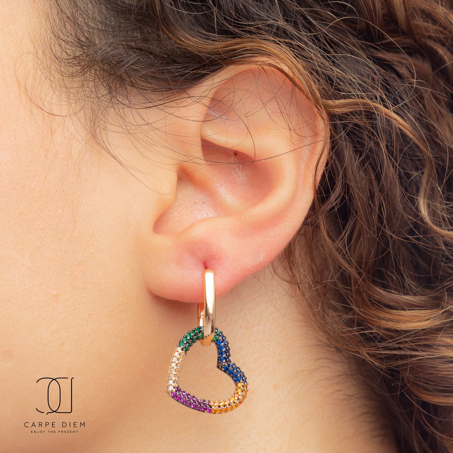 CDE154- Gold plated Earring