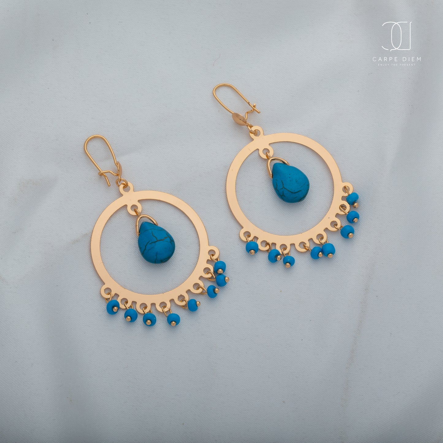 CDE134- Gold plated Earring
