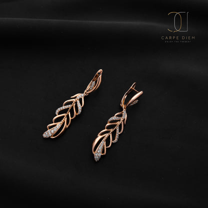 CDE128- Gold plated Earring