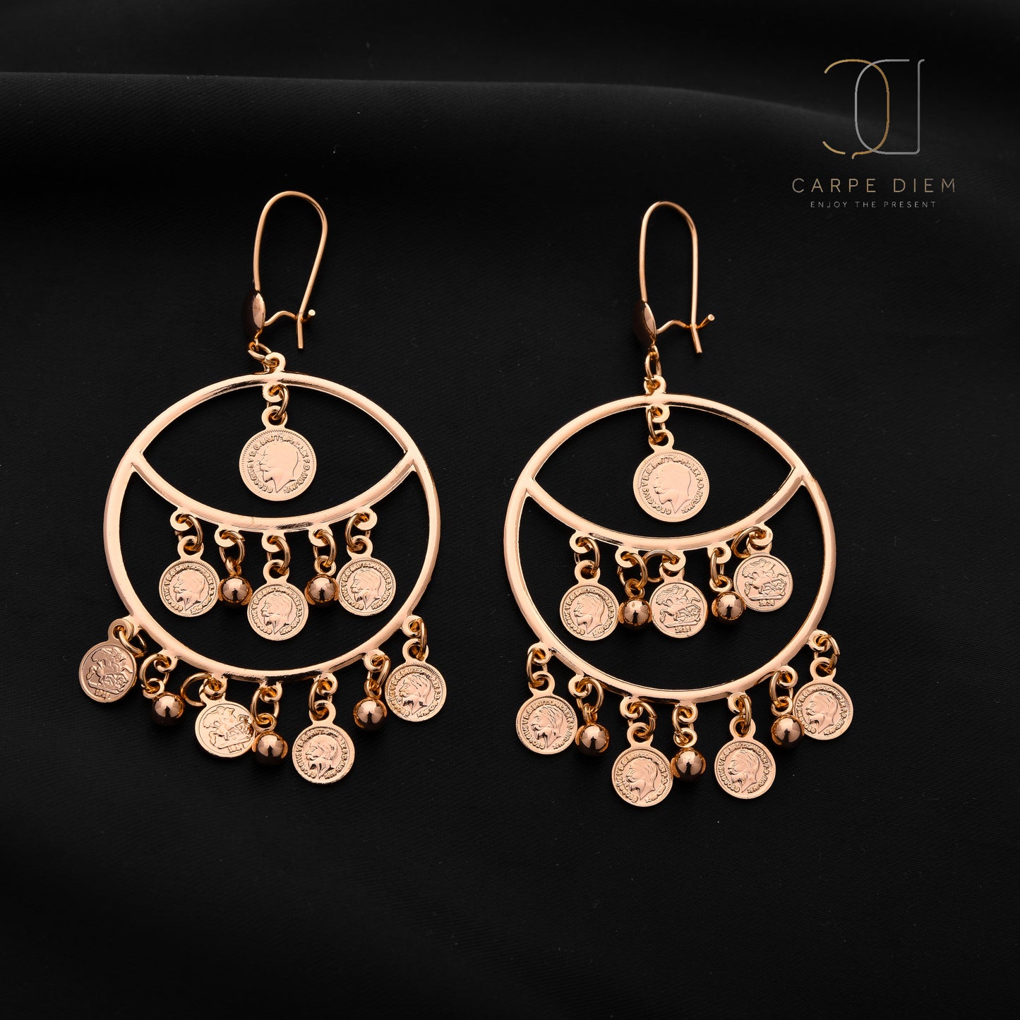 CDE125- Gold plated Earring
