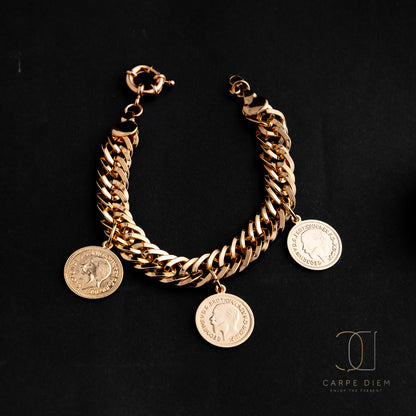 CDBR140- Gold plated Bracelet