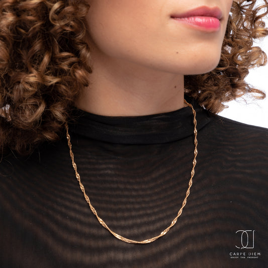 CDN213- Gold plated Necklace